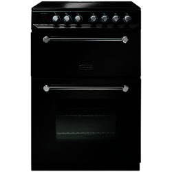 Rangemaster Kitchener 60cm KCH60ECBL/C Electric Range Cooker, Black